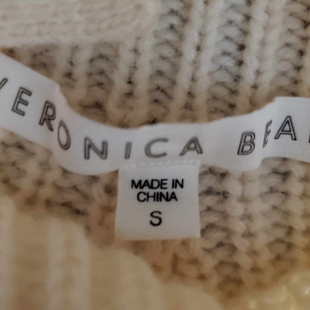 Veronica Beard Rama Sweater in Ivory Cashmere Wool - Picture 12 of 14
